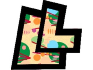 Sticker Custom Preview Image #010332 Alphabets General Solar Solar Italic L L