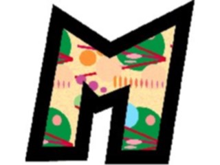 Sticker Custom Preview Image #010333 Alphabets General Solar Solar Italic M1