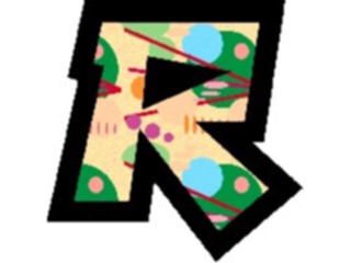 Sticker Custom Preview Image #010353 Alphabets General Solar Solar Italic R1