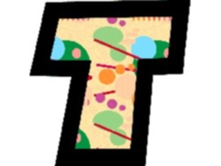 Sticker Custom Preview Image #010359 Alphabets General Solar Solar Italic T1