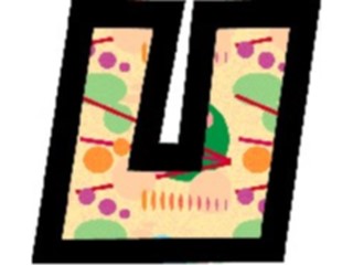 Sticker Custom Preview Image #010362 Alphabets General Solar Solar Italic U1