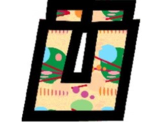 Sticker Custom Preview Image #010377 Alphabets General Solar Solar Italic U1