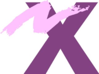 Sticker Custom Preview Image #010921 Alphabets General Stroke Stroke X