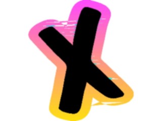 Sticker Custom Preview Image #011180 Alphabets General Sunrise Sunrise Extended X1