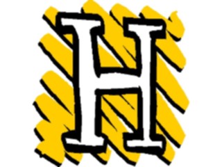 Sticker Custom Preview Image #012164 Alphabets General Wild Wild H