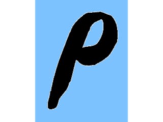 Sticker Custom Preview Image #012716 Alphabets Specialized Greek Greek Rho1