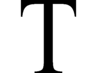 Sticker Custom Preview Image #012727 Alphabets Specialized Greek Greek Tau4