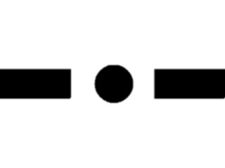 Sticker Custom Preview Image #012884 Alphabets Specialized Morse Code Kilo