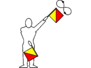 Sticker Custom Preview Image #013089 Alphabets Specialized Semaphore31