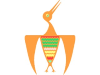 Sticker Custom Preview Image #013315 Americana Native Designs Bird27