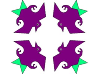 Sticker Custom Preview Image #013364 Americana Native Designs Birds3