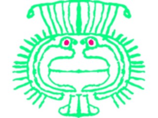 Sticker Custom Preview Image #013390 Americana Native Designs Face3