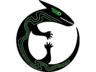 Sticker Custom Preview Image #013490 Americana Native Designs Lizard7