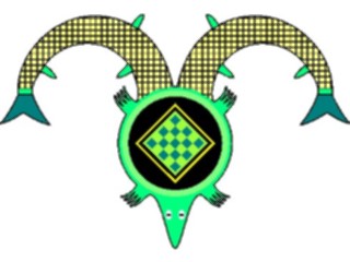 Sticker Custom Preview Image #013493 Americana Native Designs Mythical Creature2