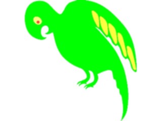 Sticker Custom Preview Image #013500 Americana Native Designs Parrot1