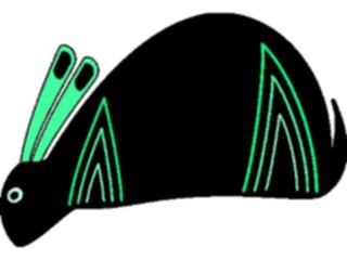 Sticker Custom Preview Image #013510 Americana Native Designs Rabbit2