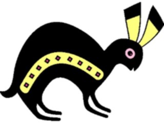 Sticker Custom Preview Image #013511 Americana Native Designs Rabbit3