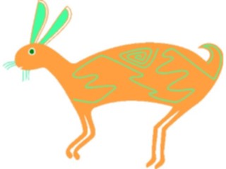 Sticker Custom Preview Image #013515 Americana Native Designs Rabbit7