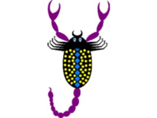 Sticker Custom Preview Image #013566 Americana Native Designs Scorpion3