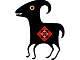 Sticker Custom Preview Image #013567 Americana Native Designs Sheep1