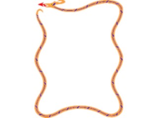 Sticker Custom Preview Image #013580 Americana Native Designs Snake Frame