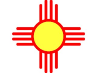 Sticker Custom Preview Image #013594 Americana Native Designs Sun09
