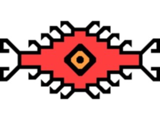 Sticker Custom Preview Image #013681 Americana Native Designs Tribal Symbol55