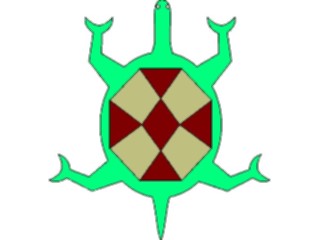 Sticker Custom Preview Image #013708 Americana Native Designs Turtle01