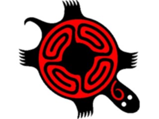 Sticker Custom Preview Image #013713 Americana Native Designs Turtle06