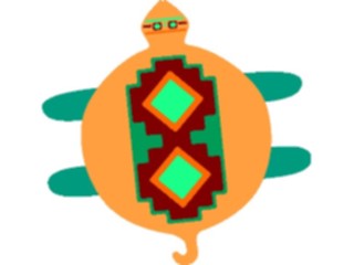 Sticker Custom Preview Image #013715 Americana Native Designs Turtle08