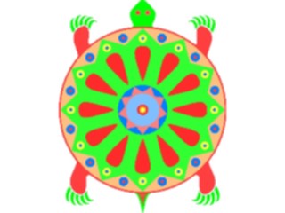 Sticker Custom Preview Image #013716 Americana Native Designs Turtle09