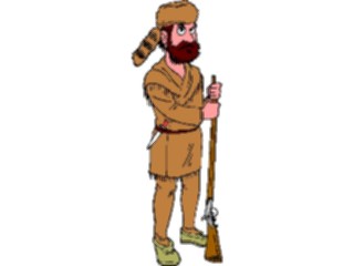 Sticker Custom Preview Image #013868 Americana Symbols History Daniel Boone2