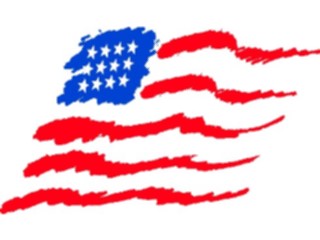 Sticker Custom Preview Image #013943 Americana Symbols History Flag13