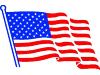 Sticker Custom Preview Image #013949 Americana Symbols History Flag18