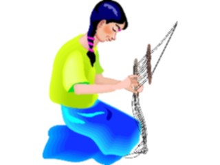 Sticker Custom Preview Image #014247 Americana Symbols History Native American Weaving