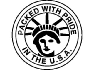 Sticker Custom Preview Image #014251 Americana Symbols History Packedwith Pride