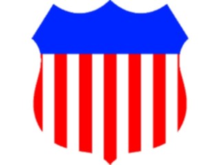 Sticker Custom Preview Image #014316 Americana Symbols History Shield1
