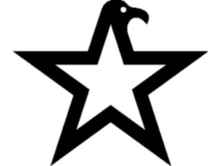 Sticker Custom Preview Image #014330 Americana Symbols History Star5