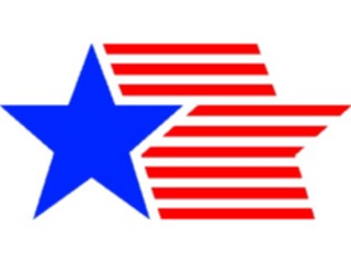 Sticker Custom Preview Image #014339 Americana Symbols History Star Stripes1
