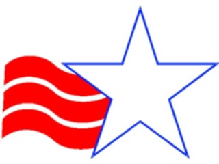 Sticker Custom Preview Image #014340 Americana Symbols History Star Stripes2