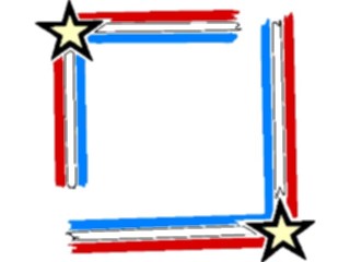 Sticker Custom Preview Image #014347 Americana Symbols History Stars Stripes Frame