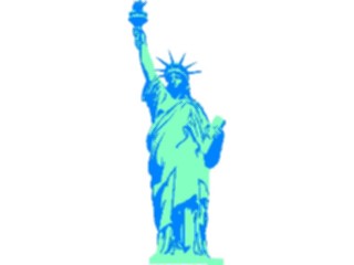 Sticker Custom Preview Image #014348 Americana Symbols History Statueof Liberty01