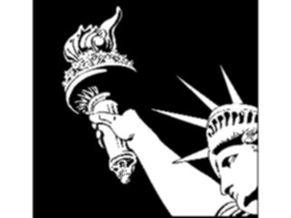 Sticker Custom Preview Image #014350 Americana Symbols History Statueof Liberty03