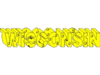 Sticker Custom Preview Image #014515 Americana The50 States Wisconsin