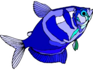 Sticker Custom Preview Image #014915 Animals Aquatic Black Skirt Tetra