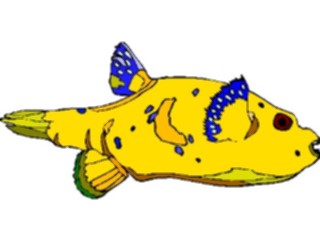 Sticker Custom Preview Image #015634 Animals Aquatic Puffer4