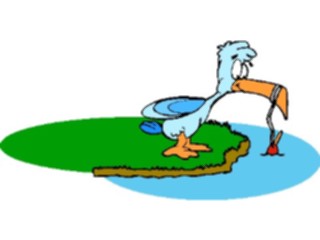 Sticker Custom Preview Image #016290 Animals Birds Bird Fishing