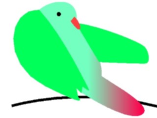 Sticker Custom Preview Image #016315 Animals Birds Bird Perched09