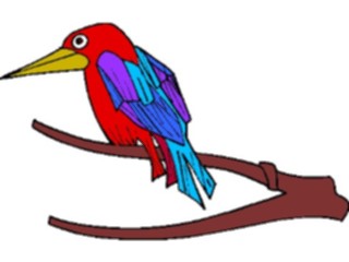 Sticker Custom Preview Image #016329 Animals Birds Bird Perched23