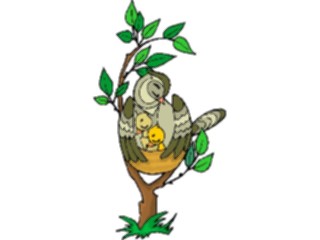 Sticker Custom Preview Image #016427 Animals Birds Birdsin Nest1
